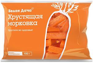 Морковь Хрустящие морковные палочки "Белая Дача" 100гр