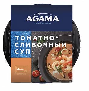 Суп Agama томатно-сливочный с морепродуктами 250гр