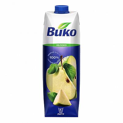 Сок Вико Зеленое Яблоко комби 1л