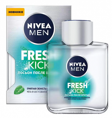 Лосьон после бритья "NIVEA MEN" "Fresh kick" 100мл