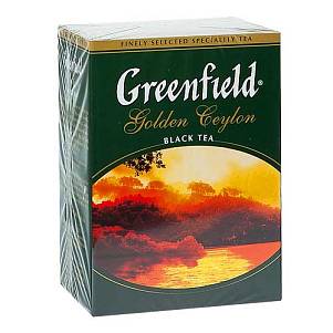 Чай Greenfield Golden Ceylon Черный крупнолистовой 100 г (Гринфилд)