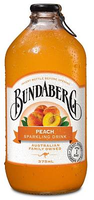 Лимонад Bundaberg Peach персик  ст/б, 375 мл