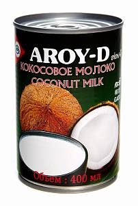 Молоко Aroy-D кокосовое ж/б 400млх24