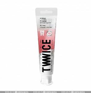 Зубная паста TWWICE детская + гель 2в1 с витамином В12 100гр