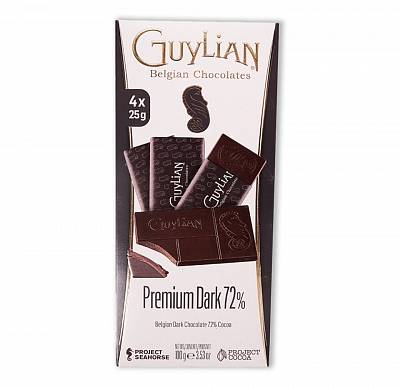 Шоколад GUYLIAN PREMIUM DARK горький 72% 100гр