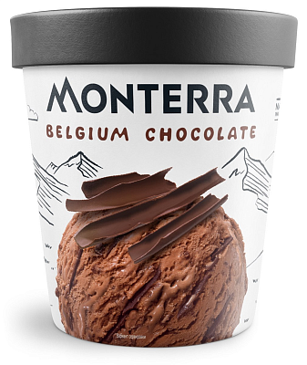 Мороженое MONTERRA Шоколад 276гр