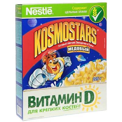 Готовый завтрак Nestle Kosmostars медовые звездочки 225г