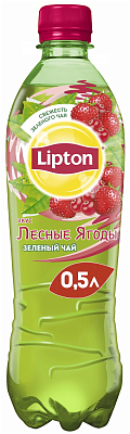 Чай Липтон зеленый Лесные ягоды 0,5л