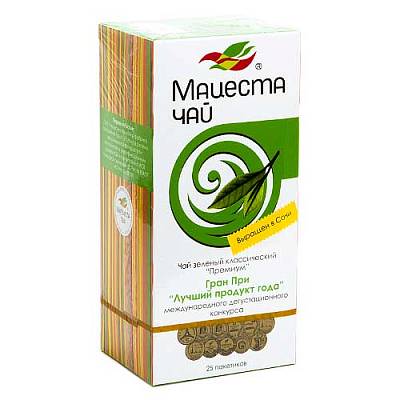 Чай Мацеста Премиум Зеленый в/с 25пакх1,5г