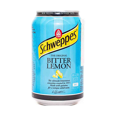 Напиток газированный Schweppes Bitter Lemon ж/б 0,33л, Польша