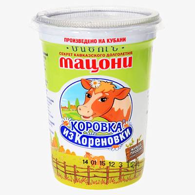 Мацони Коровка из Кореновки 2,5%  стакан 300гр БЕЗ ЗМЖ