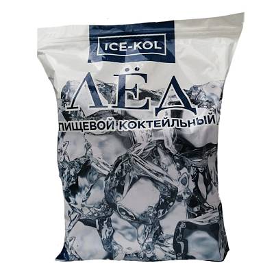 Лед ICE-KOLв кубиках ,термопакет 1 кг