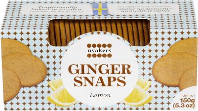 Печенье Nyakers имбирное со вкусом лимона 150гр
