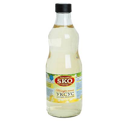 Уксус SKO белый винный с/б 500мл