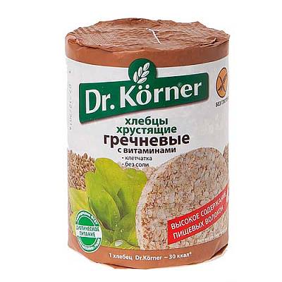 Хлебцы Dr. Korner гречневые с витаминами 100г