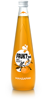 Напиток Frukt'oz безалкогольный сильногазированный со вкусом Мандарин с/б 0,525л