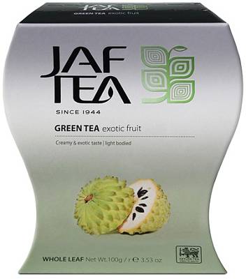 Чай Jaf Tea Exotic fruit Зеленый с ароматом соусап 100гр