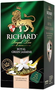 Чай RICHARD ROYAL GREEN JASMINE Зеленый с жасмином 25пак (Ричард)