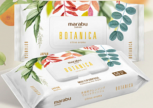 Влажные салфетки Marabu Botanica 200х160мм 50шт