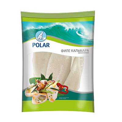 Филе Polar кальмара мороженое 500 г  (Полар)