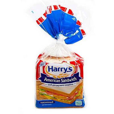 Хлеб Американский сэндвичный пшеничный 470гр