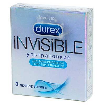 Презервативы Durex №3х12 Invisibie ультратонкие