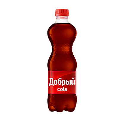 Напиток сильногазированный "Добрый Cola", пэт 0,5л