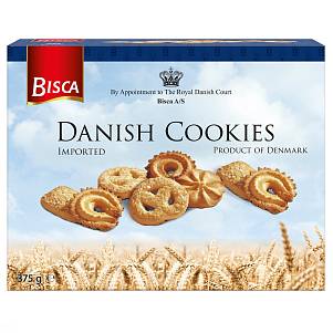 Печенье Bisca Danish Cookies сдобное 375г