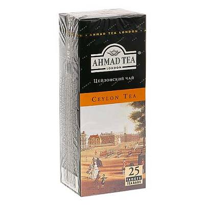 Чай Ahmad Tea  Ceylon Tea Черный 25пакх2г (Ахмад)