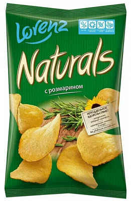 Чипсы Lorenz Naturals картофельные с розмарином 100гр