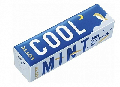 Жевательная резинка Lotte No Cool Mint Gum Освежающая мята 31гр