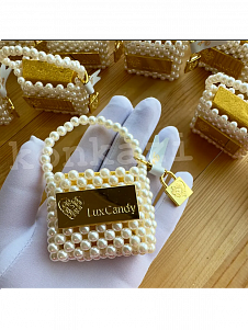 Конфеты Lux Candy Date темный шоколад с кокосовой начинкой 60гр