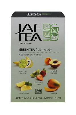 Чай JAF TEA Green Fruit Melody Зеленый ассорти 5 видов 20штх2г