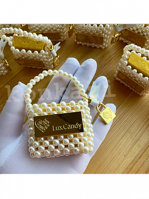 Конфеты Lux Candy Date темный шоколад с кокосовой начинкой 60гр