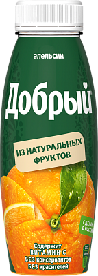 Нектар Добрый Апельсин пэт 0,3л