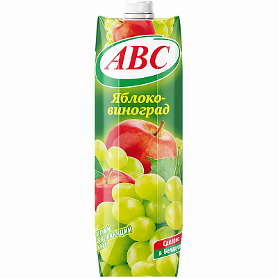 Нектар ABC Яблочно-виноградный пэт 1,0л