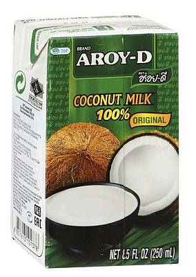 Молоко AROY-D кокосовое,(жирность 17-19%)  0,25л