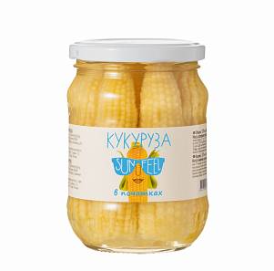 Кукуруза SUNFEEL в початках ст/б 370мл