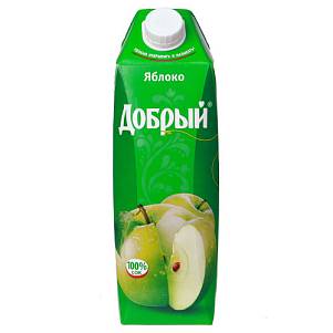 Сок Добрый яблоко 1л