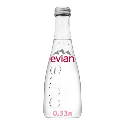 Вода Evian минеральная негаз. с/б 0,33л (Эвиан)