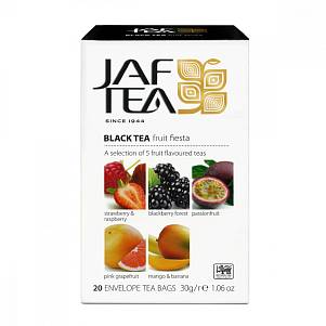 Чай Jaf Tea Fruit fiesta Черный байховый ассорти 5 видов 20штх1,5г