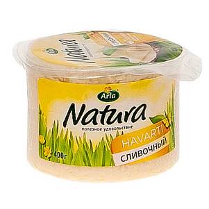 Сыр Натура Арла сливочный 45% цилиндр 0,3 кг  БЕЗ ЗМЖ