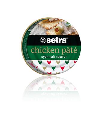 Паштет Setra Premium куриный ж/б ключ 100г