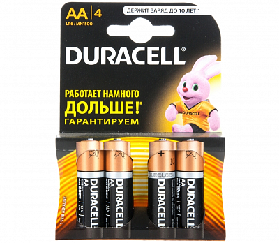 Батарейки Duracell Basic AA-4 BL