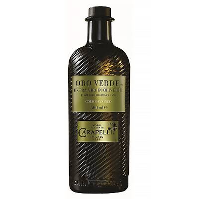 Масло Carapelli Oro Verde Extra virgin оливковое нераф. с/б 0,5л.