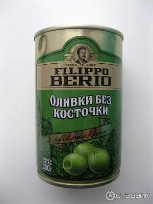 Оливки Filippo berio зеленые б/к ж/б 300гр