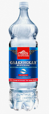 Вода "Славянская жемчужина" минеральная природная лечебно-столовая питьевая пэт 1,5л