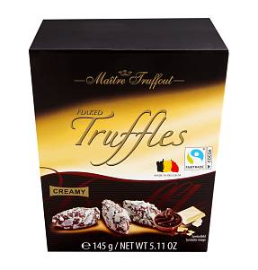 Набор конфет Maitre Truffout  ассорти из молочного и белого шоколада 145гр