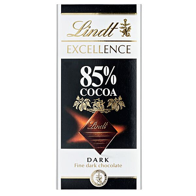 Шоколад Линдт Экселенс горький 85% какао 100 грх20
