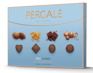 Набор конфет Pergale из молочного шоколада 343г